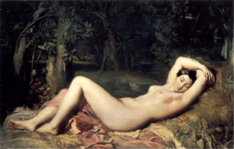 Theodore Chasseriau Sleeping Nymph oil painting picture